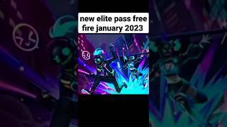 new elite pass free fire january 2023 || #shorts #short