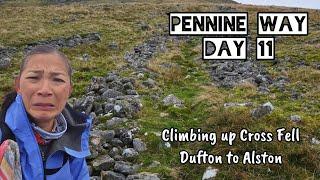 Day 11. Pennine Way. Cross Fell, the highest point on the Way