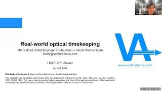 OCP TAP Call: Real-World Optical Timekeeping | Marty Boyd, Ph.D. | April 24, 2024