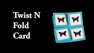 DIY | Twist N Fold Card Tutorial | Explosion Box Card Making | Handmade Crafts