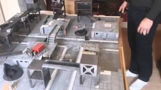 Warhammer necromunda board set up