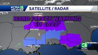 US Forecast | A look at freeze warnings and winter storms