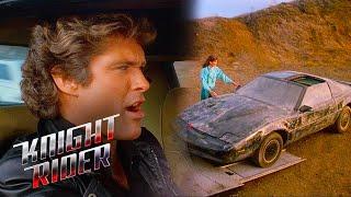 KITT Ejects Michael to Save Him!  | Knight Rider