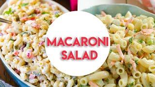 Macaroni salad Recipe | Easy Homemade Macaroni Salad | Indian Zayka