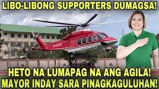 INDAY SARA! PINAGKAGULUHAN ANG PAG LAPAG NG HELICOPTER! LGBTQ AT LIBO-LIBONG SUPPORTERS DUMAGSA!