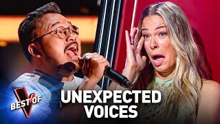 UNEXPECTED VOICES That BLEW the Coaches Away in the Blind Auditions of The Voice