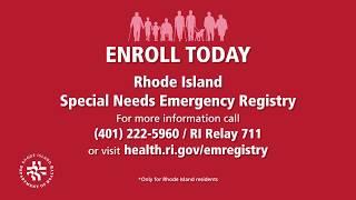 Rhode Island Special Needs Emergency Registry