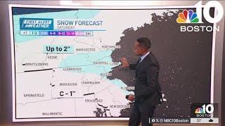 Weather forecast: Snow showers expected Saturday