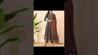 Most Beautiful & Trending Printed Cotton Anarkali Suit Designs #shorts #rekhafashionupdates
