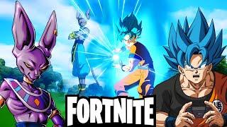 Goku And Beerus Play Fortnite | GOD KITTY!