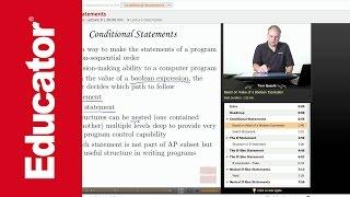 AP Computer Science: Conditional Statements