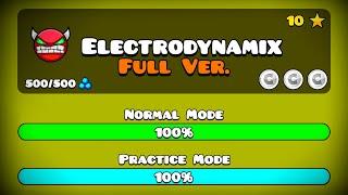 ELECTRODYNAMIX FULL VERSION! BY: GDPROXIFIED (Full HD) || Geometry Dash 2.113