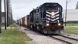 LSRC 4307 & LSRC 6305 Southbound in Alpena, Mi on May 22nd, 2025