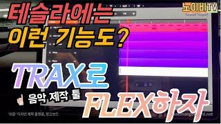 [노이비30초]테슬라의 5000만원짜리 음악 편집 프로그램, TRAX로 FLEX 합시다. Tesla’s In-Car Music Studio, ‘TRAX’ #트랙스