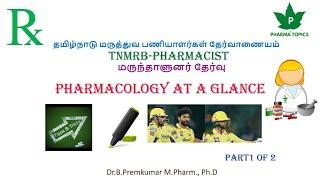 Pharmacology at a Glance (Part 1of 2) - TNMRB