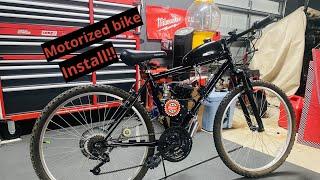 How To Install a Motorized Bike Kit! Installing a Motorized Bike Kit Walkthrough!