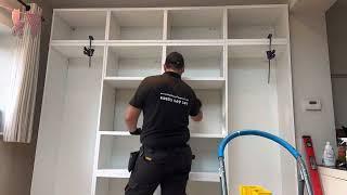 IKEA BESTA wall unit assembly - Timelapse