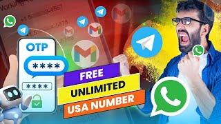 Create Telegram, WhatsApp Accounts Free On USA Numbers 2025 | Temp Number | SMS/OTP Verification