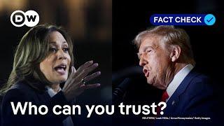 Fact check: Truths and fakes about Harris and Trump  | DW News