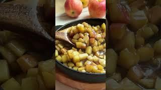 Карамельные яблоки в слоёных конвертиках️ #cooking #food #recipe #shortsvideo #shortvideo #рек