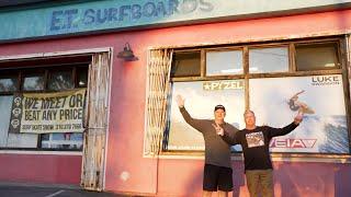 ET Surfboards walk through with John John Florence & Pyzel