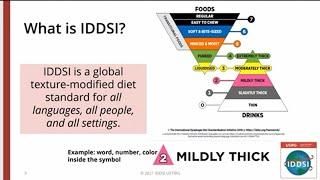 IDDSI 101 for Healthcare Professionals