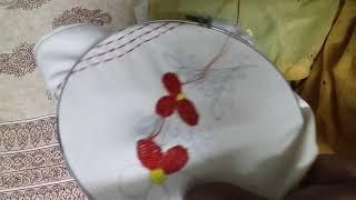 hand embroidery super easy stitch flower design