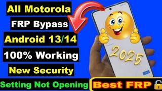 All Moto Android 12/13/14: Google/FRP Bypass - NEW EASY TRICK (Without 