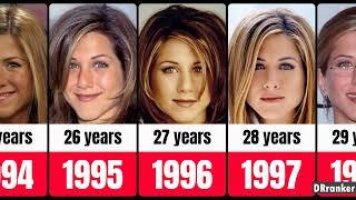 Jennifer Aniston from 1992 to 2023