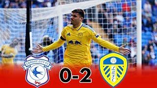 Cardiff vs Leeds 0-2 Goals & Highlights 2024