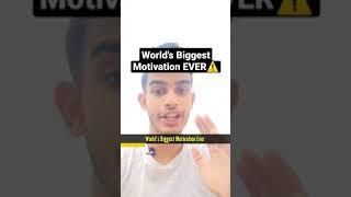 World's Biggest Motivation Ever️|Only in 3 Words |Michael Aditya|#shorts #motivation