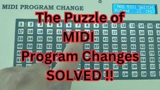 MIDI Masterclass - The Puzzle of MIDI Program Changes Solved - EVERYTHING you NEED to KNOW !