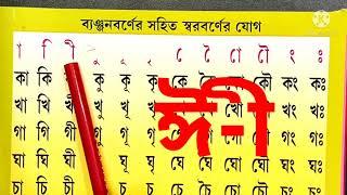 ব্যঞ্জনবর্ণের সহিত স্বরবর্ণের যোগ। বাংলা সঠিক উচ্চারণ ও সঠিক বানান শিখতে এগুলো অবশ্যই দরকার l