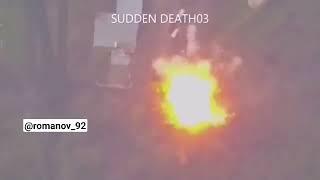 The strike of cruise missile of the Russian Aerospace Forces on the position of the Ukrainian Armed.