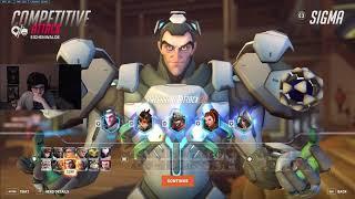 THE SMARTEST SIGMA SUPER  TOP 500 TANK OVERWATCH 2 SEASON 11