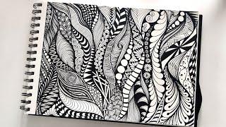 Zentangle art || Zentangle patterns