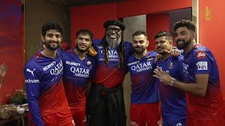 Chris Gayle and Virat Kohli in the RCB dressing room together | RCB vs CSK | IPL 2024