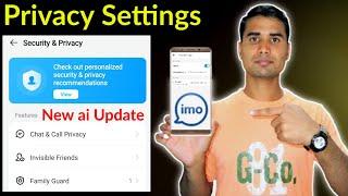 imo New Ai And Security Update | How to Enable Privacy chat in imo | Technical Rabbani