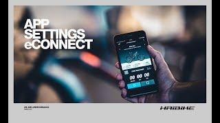 App settings eConnect