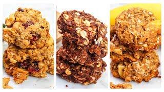 3 Healthy Granola Cookies | Vegan, Gluten-Free & Dairy-Free