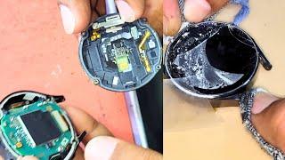 Samsung Galaxy SmartWatch 4 Broken Screen Repair ! Touch Glass Replacement