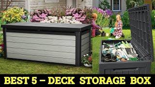 Top 5 Best  Deck Storage Box 2023