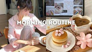 10-19 yrs old | school morning routine for girls ⏰