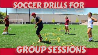 SMALL GROUPS TRAINING IDEAS FOR COACHES AND SOCCER PLAYERS