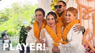 Thai Man Marries Three Wives At Wedding