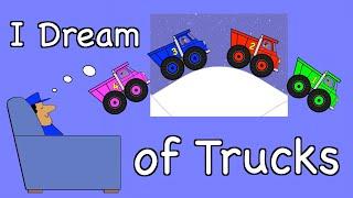 I Dream Of Trucks | TRUCK SONGS | Rainbow Rabbit | @rainbowrabbitsongs | #rainbowrabbitsongs