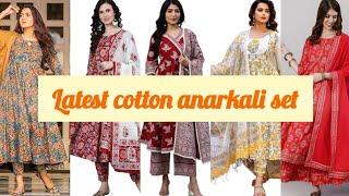 Latest Anarkali design |Designer frock suit collection |kurti with plazo and dupatta