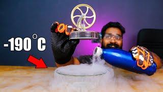 Sterling Engine Vs Liquid Nitrogen | തണുപ്പിൽ സ്റ്റെർലിങ് എൻജിൻ മുക്കി വെച്ചപ്പോൾ | M4 Tech |