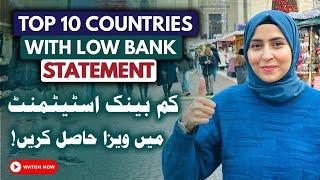 Top 10 Countries with LOW Bank Statement in 2025 | How to Maintain Bank Statement? Universities Page