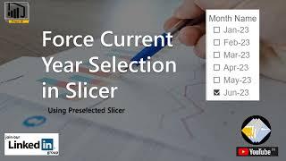 Set Default Slicer Selection to Current Year or Month in Power BI
